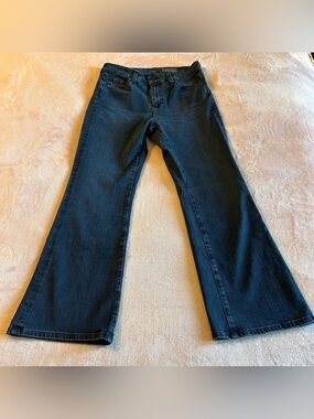 AG Farrah Boot Crop High Rise blue jeans size 28 western casual